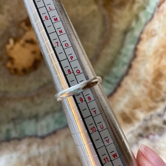 Mahogany Obsidian Gemstone Ring, Stamped .925 Sterling Silver over Brass. - Picture 9 of 9